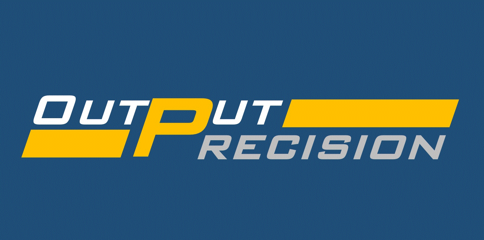 output precision logo